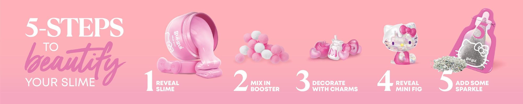 Hello Kitty and Friends x Gui Gui beauty steps